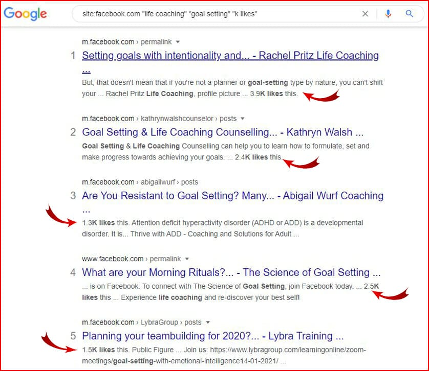 searching Google using advanced searching techniques