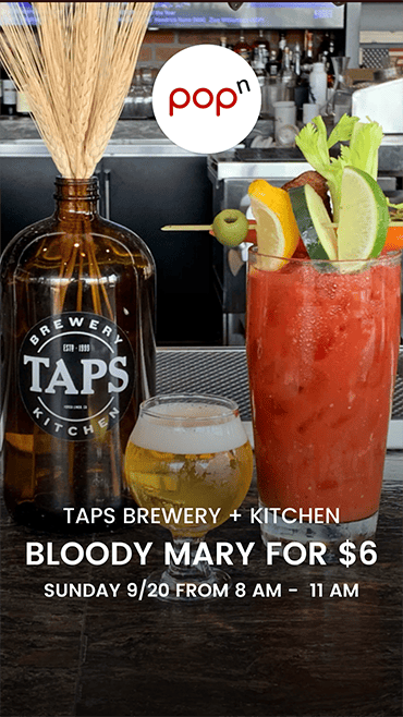 using Popn App to show limited time offerings for bloody mary's