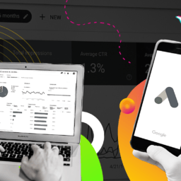 person doing display marketing and paid google ads