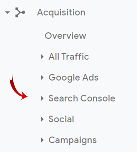 add google search console to google analytics