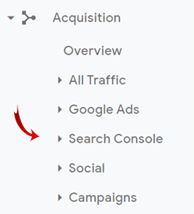 add search console to google analytics