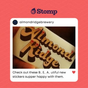Stomp Stickers instagram post