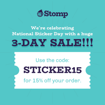 Stomp Stickers three day sale promo code