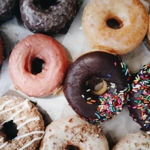 Delicious looking donuts
