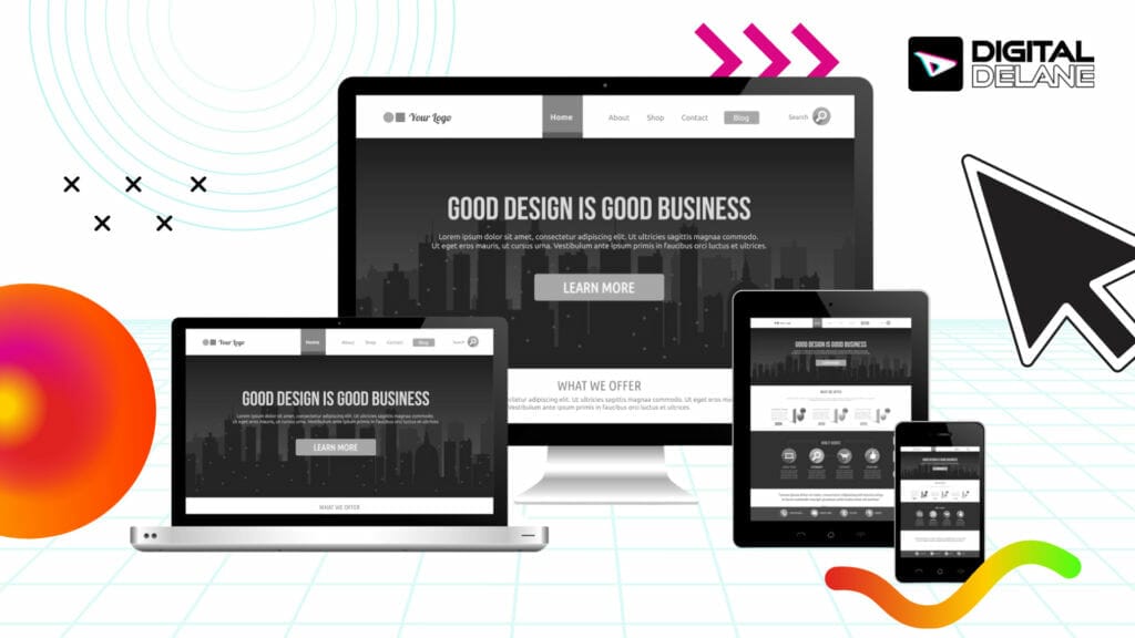 different computer form factors like a laptop, desktop, tablet, and phone
