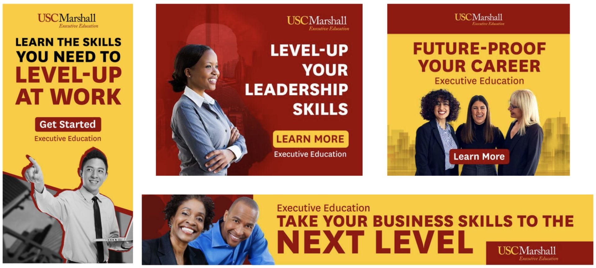 USC marshall paid media campaigns by digital delane