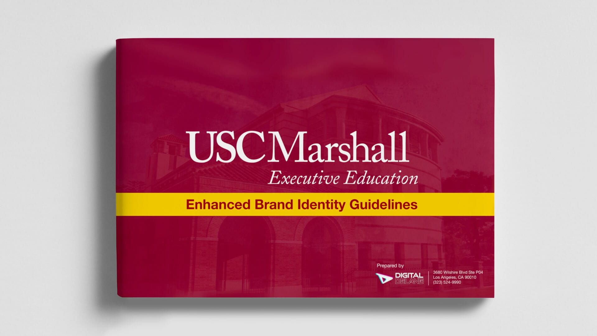 USC marshall brand identity marketing by digital delane