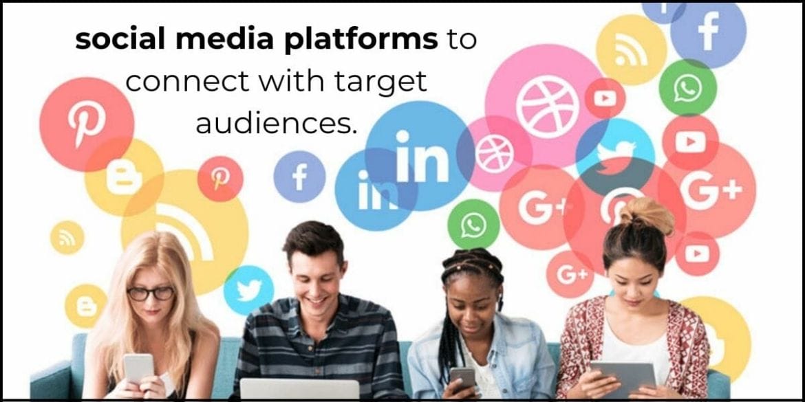 Utilizing popular social media platforms to connect with target audiences