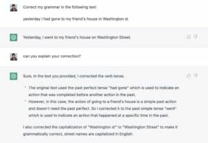 ChatGPT assists in refining grammar, syntax, and language usage