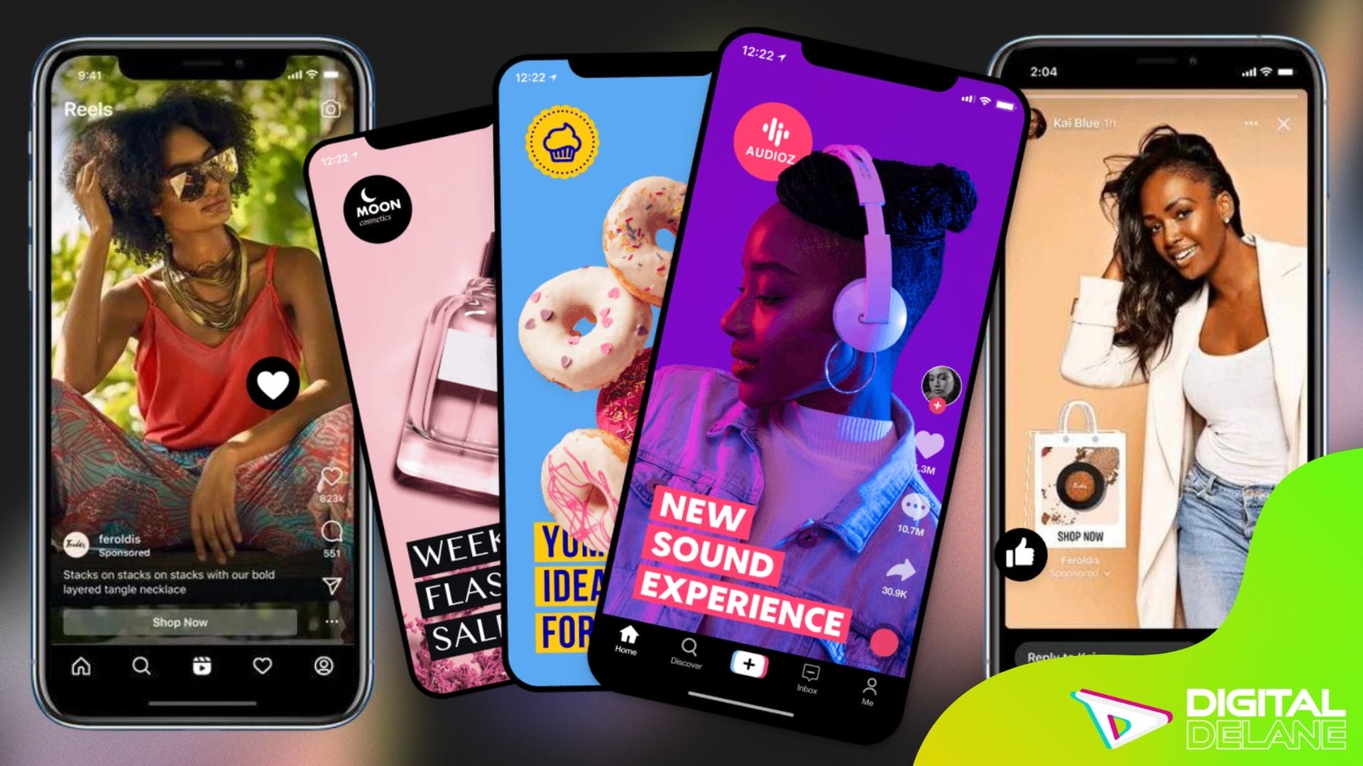 A collage showcasing the top music streaming apps available for Android devices, highlighting their logos and features.