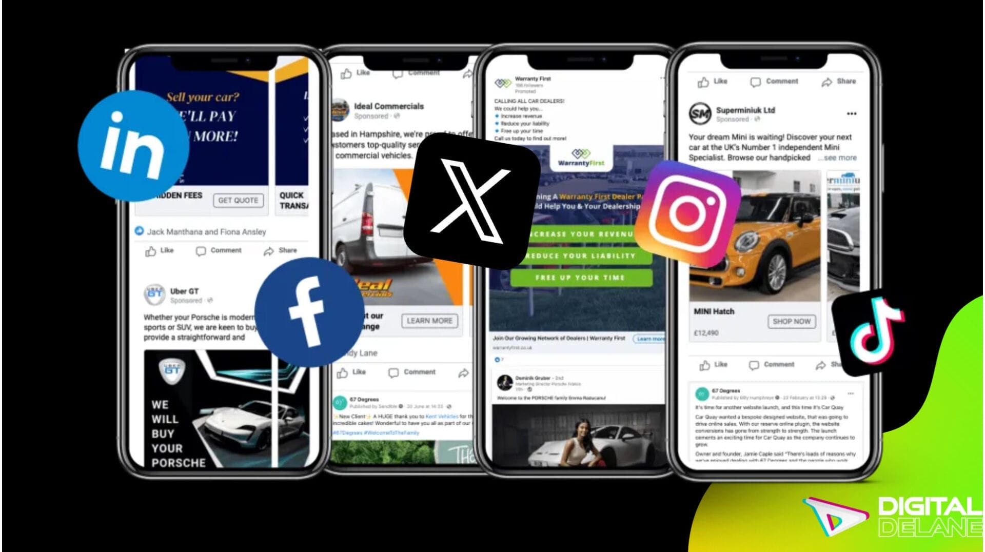 Image depicting social media marketing strategies for small businesses, emphasizing creativity to enhance engagement and value.