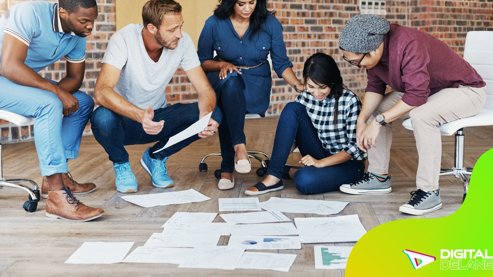 Image depicting five strategies to enhance digital marketing, emphasizing storytelling's emotional impact on audience engagement.