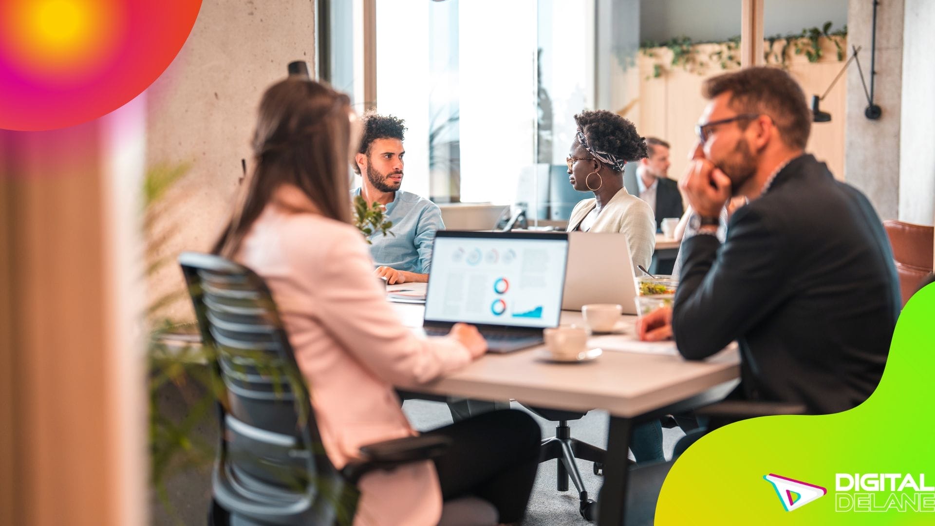 Diagram presenting five approaches to refine digital marketing strategies, underlining the benefits of seeking professional help.