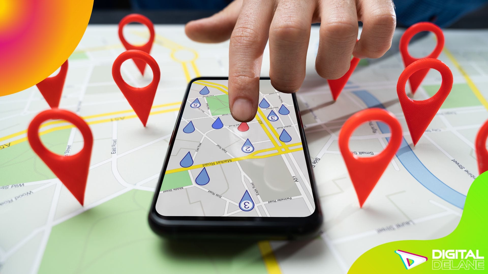 Image illustrating the application of GPS technology in business operations for enhanced efficiency and navigation.