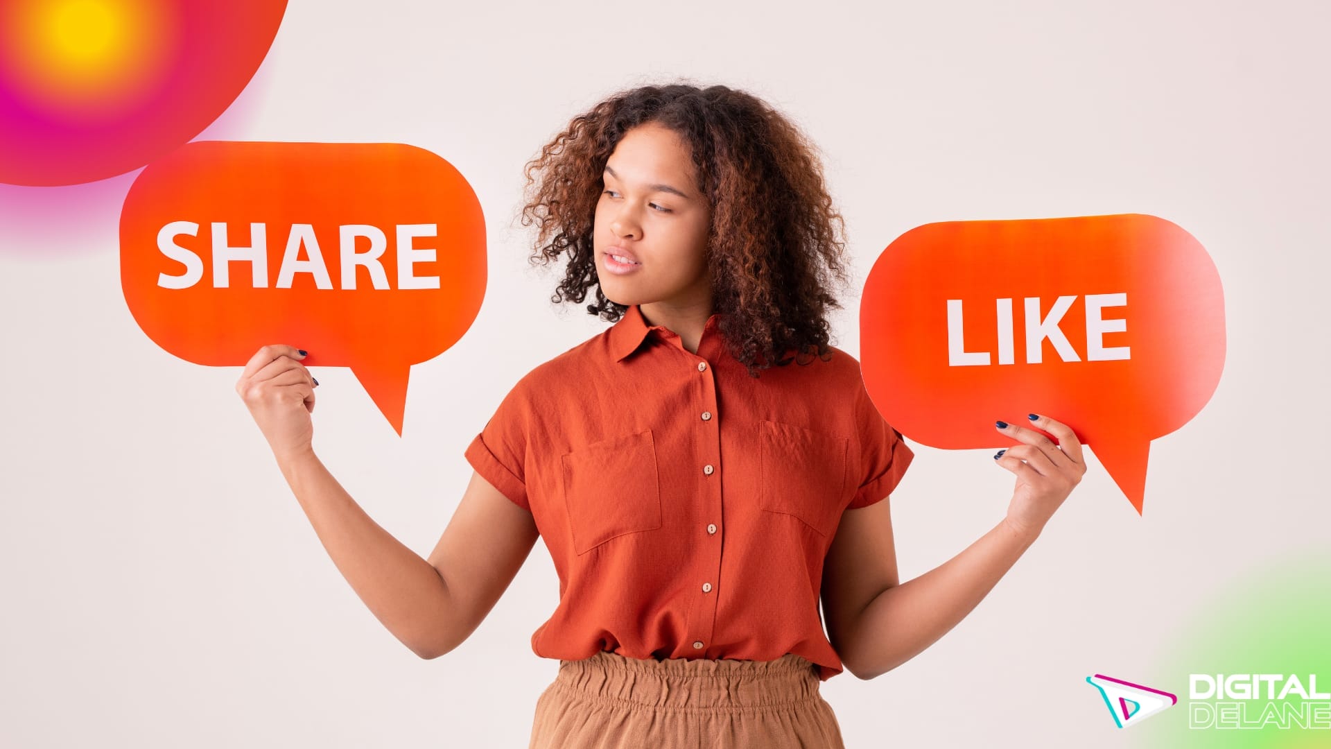 Image illustrating the importance of focusing on conversion metrics over vanity metrics in social media sharing strategies.