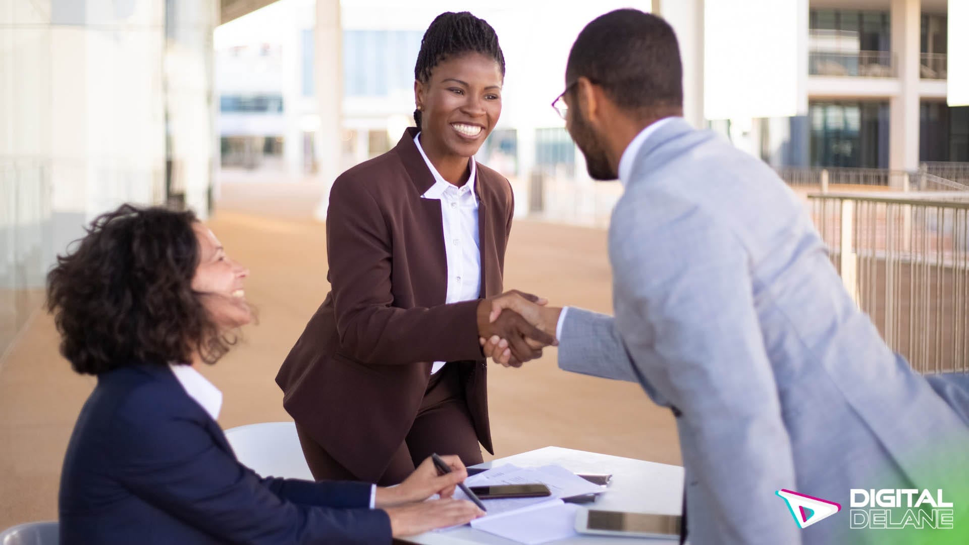 A professional demonstrating effective communication skills to impress their boss in a workplace setting.