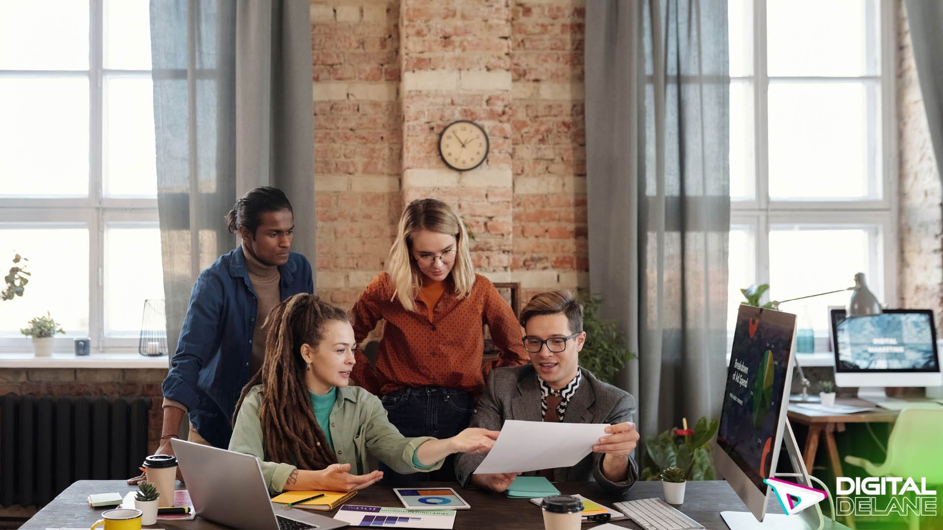 Infographic illustrating five effective strategies for enhancing your digital marketing efforts with Digital Delane's expertise.